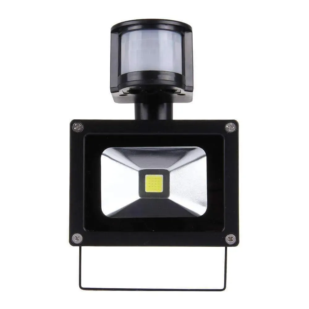 10W 900LM LED Infrared Motion Sensor Floodlight Lamp with Solar Panel-LED Floodlight