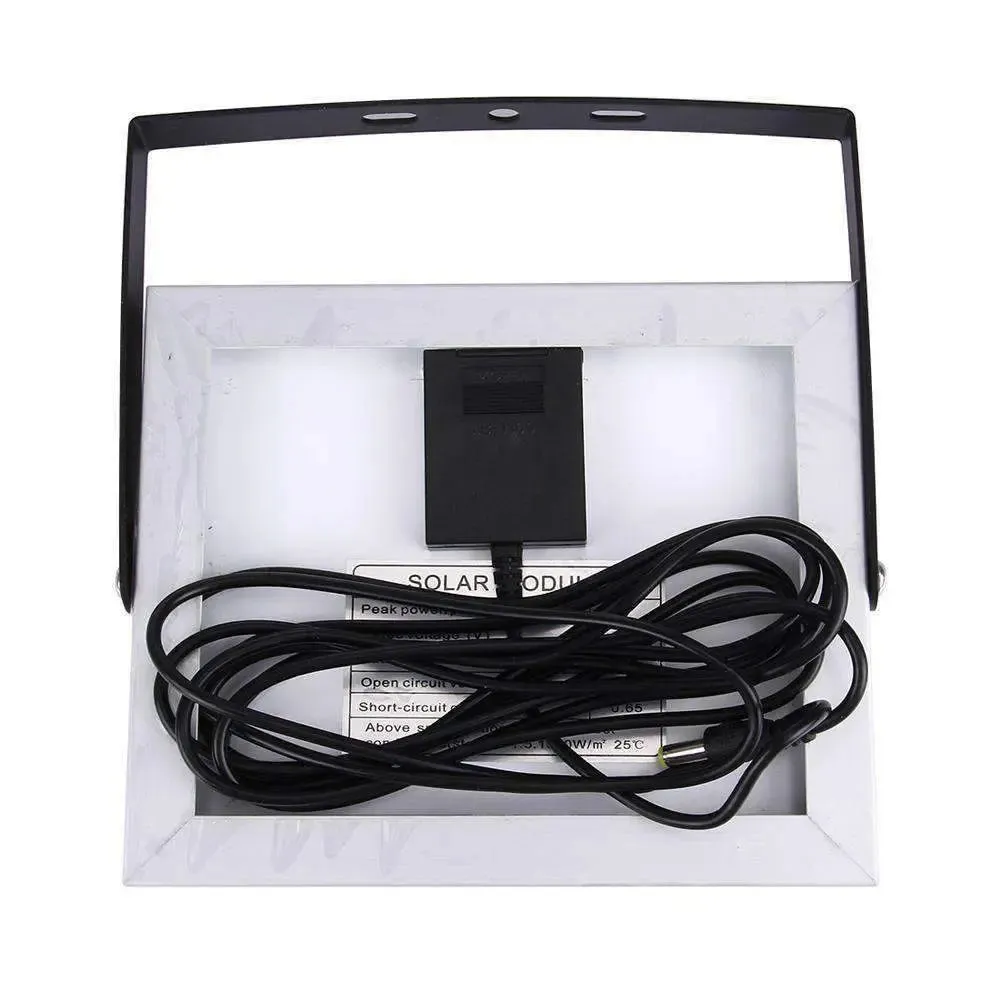 10W 900LM LED Infrared Motion Sensor Floodlight Lamp with Solar Panel-LED Floodlight