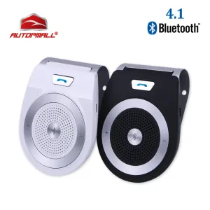 2017 Car Bluetooth Kit T821 Handsfree Speaker Phone Support Bluetooth 4.1 EDR Wireless Car Kit Mini Visor Can Hands Free Calls