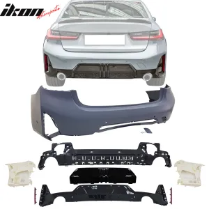 2023-2024 BMW G20 3-Series LCI 330i M-P Style Rear Bumper Cover Set