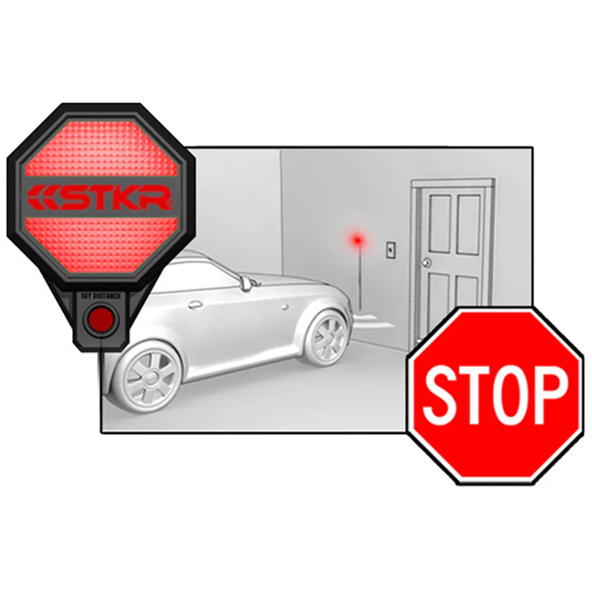 Adjustable Garage Parking Sensor