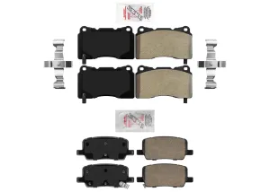 AME Improved Performance Front Rear Disc Brake Pads for Tesla Model S & X 16-20