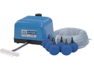 AquaForte Air pump Flow V-20 SET (with line / stones)