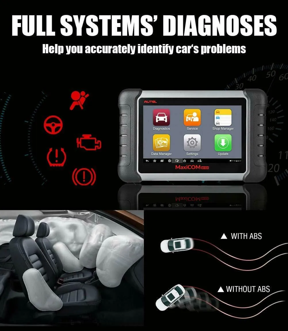 Autel MX808 The Mx808 Is A 7 All Systems/All Service Tablet.
