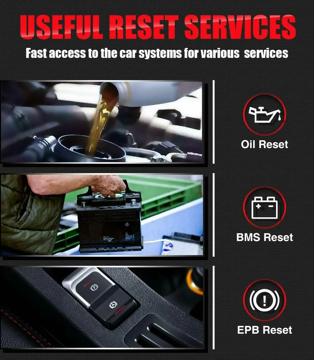 Autel MX808 The Mx808 Is A 7 All Systems/All Service Tablet.