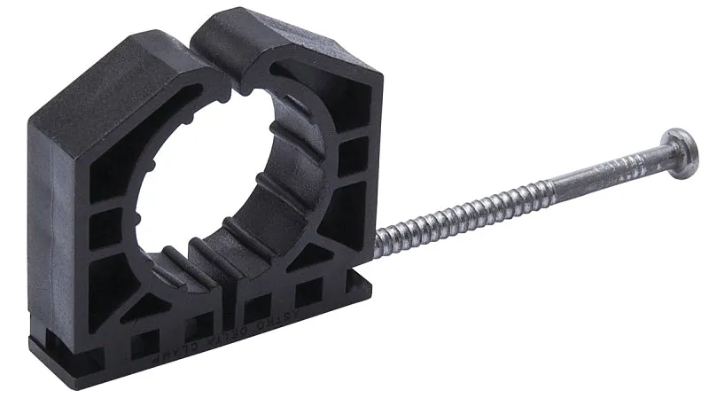 B & K P25-050HC Full Pipe Clamp, Polypropylene, 1/2 in Pipe/Conduit :BAG10: QUANTITY: 1