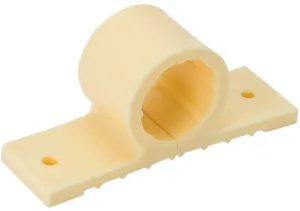 B & K P28-100HC 2-Hole Standard Pipe Clamp, Polypropylene, 1 in Pipe/Conduit :BAG 5: QUANTITY: 1