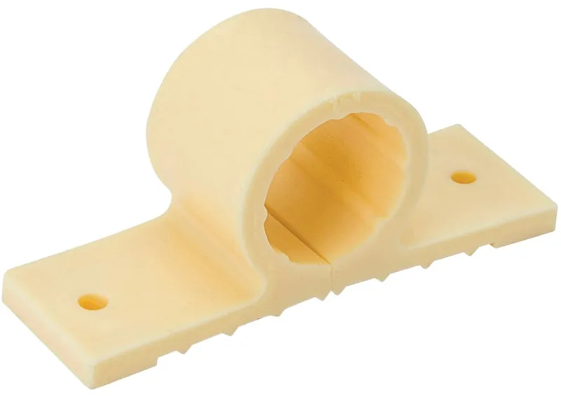 B & K P28-100HC 2-Hole Standard Pipe Clamp, Polypropylene, 1 in Pipe/Conduit :BAG 5: QUANTITY: 1