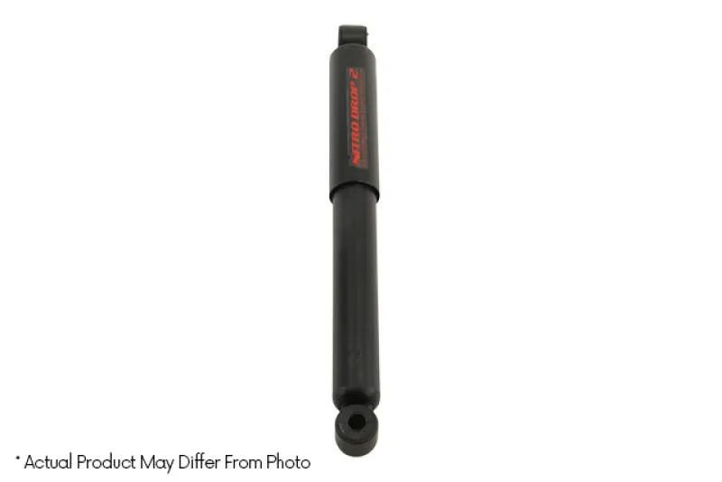 Belltech Nitro Drop 2 Shock - Twintube - Steel - Black Paint - Front/Rear - GM Compact SUV/Truck 1995-2003 (Set of 4)