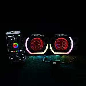 Bi-LED 'Angry Eye' Headlight Retrofit DIY Kit