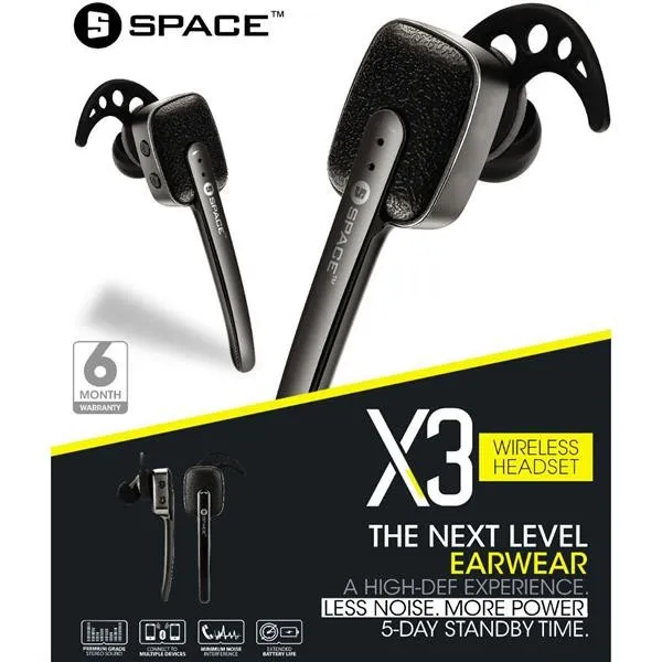 Bluetooth Head Set X-3 - Black