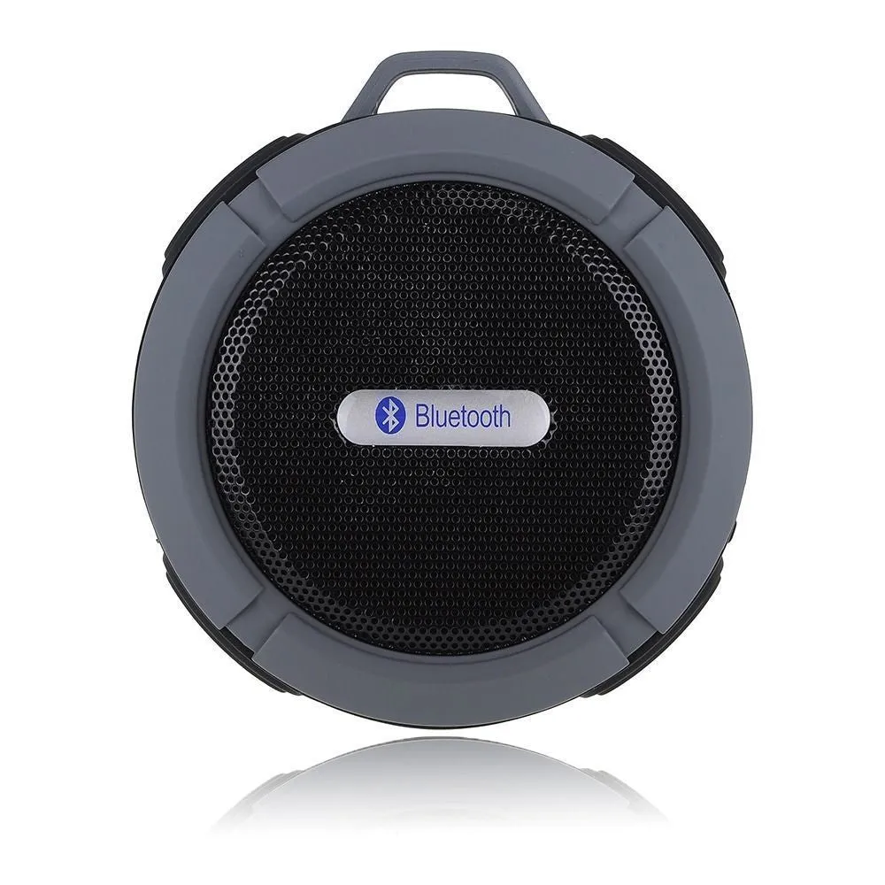 Bluetooth Waterproof Wireless Speaker Suction Cup For Smart Phone or Car W/Mic