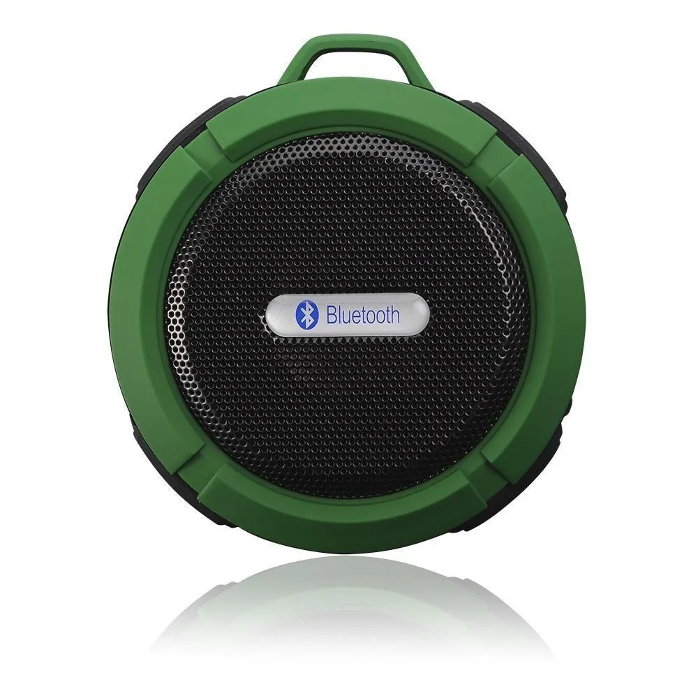 Bluetooth Waterproof Wireless Speaker Suction Cup For Smart Phone or Car W/Mic