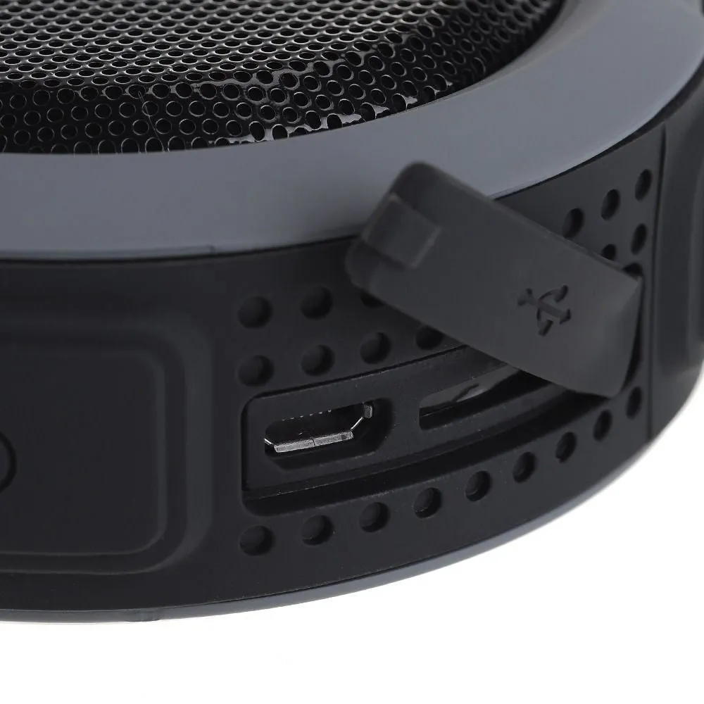 Bluetooth Waterproof Wireless Speaker Suction Cup For Smart Phone or Car W/Mic