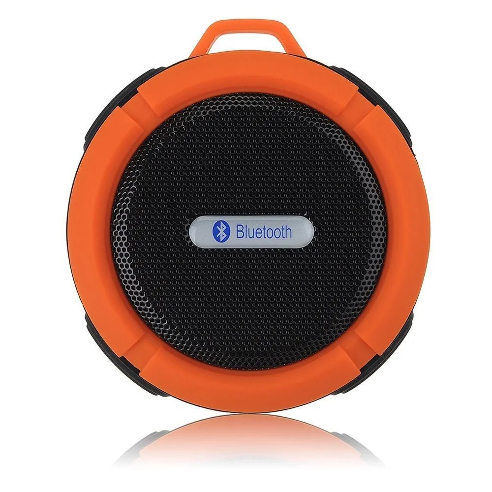 Bluetooth Waterproof Wireless Speaker Suction Cup For Smart Phone or Car W/Mic