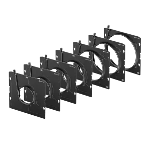 Bright Tangerine 6x6" Frame Safe Clamp Adapter (80mm)