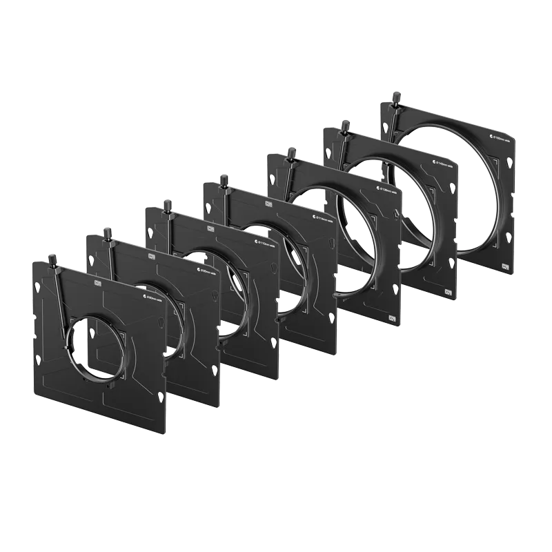 Bright Tangerine 6x6" Frame Safe Clamp Adapter (80mm)