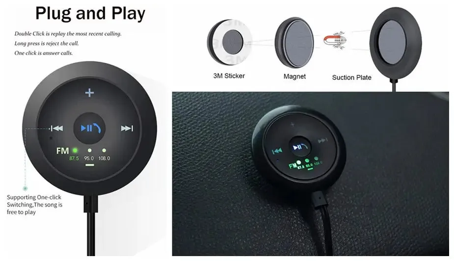 Car USB FM Transmitter Bluetooth FM Receiver