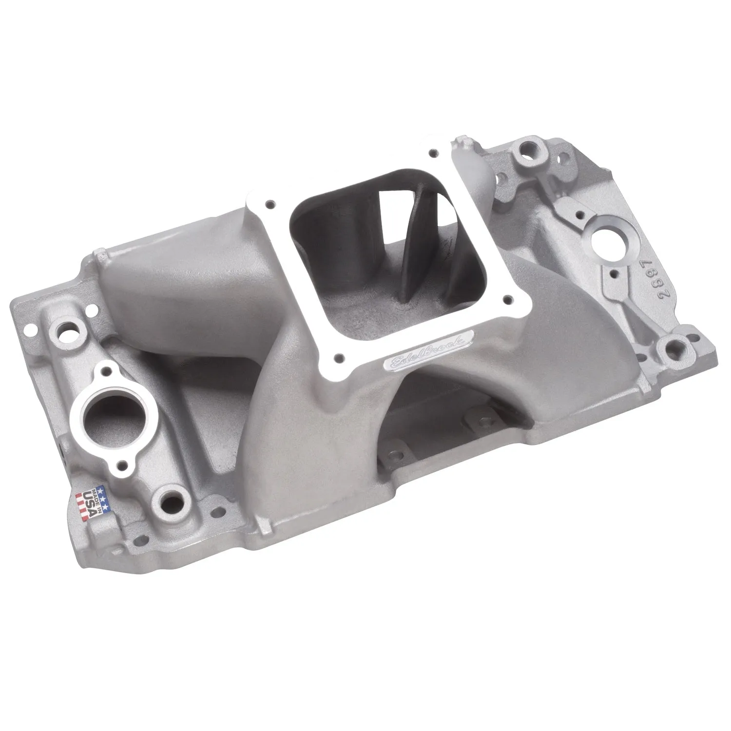 Edelbrock 2897 Edelbrock Super Victor II Intake Manifold for Tall Deck Chevrolet Big-Block V8