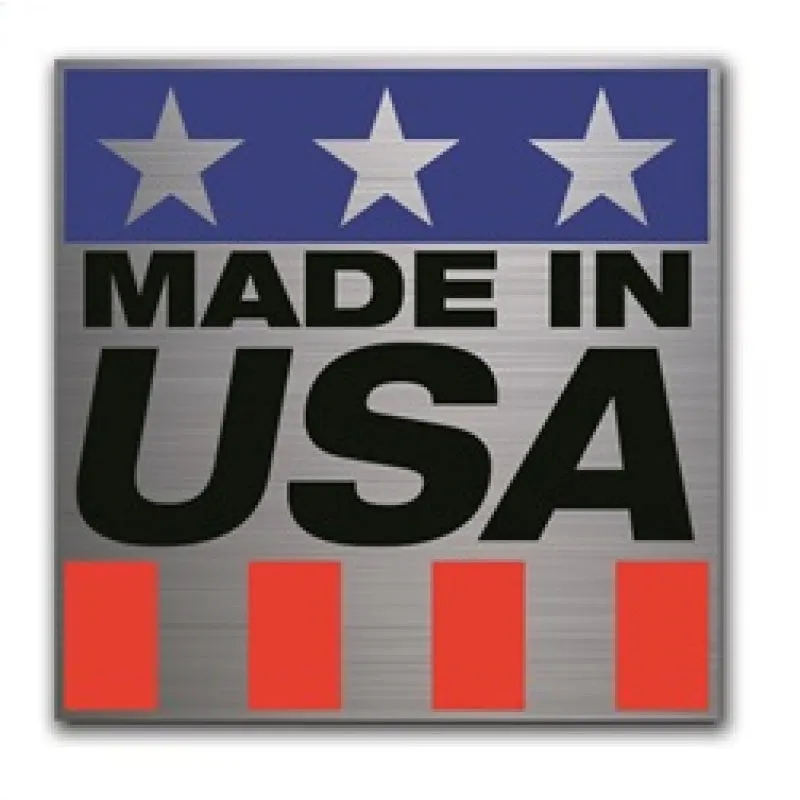 Edelbrock High Flow In-Line Fuel Filter - 40 Micron - Stainless Element - 6 AN Male Inlet - 6 AN Male Outlet - Blue/Red