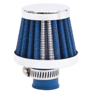 Edelbrock Valve Cover Breather 10mm Inlet Blue/Chrome