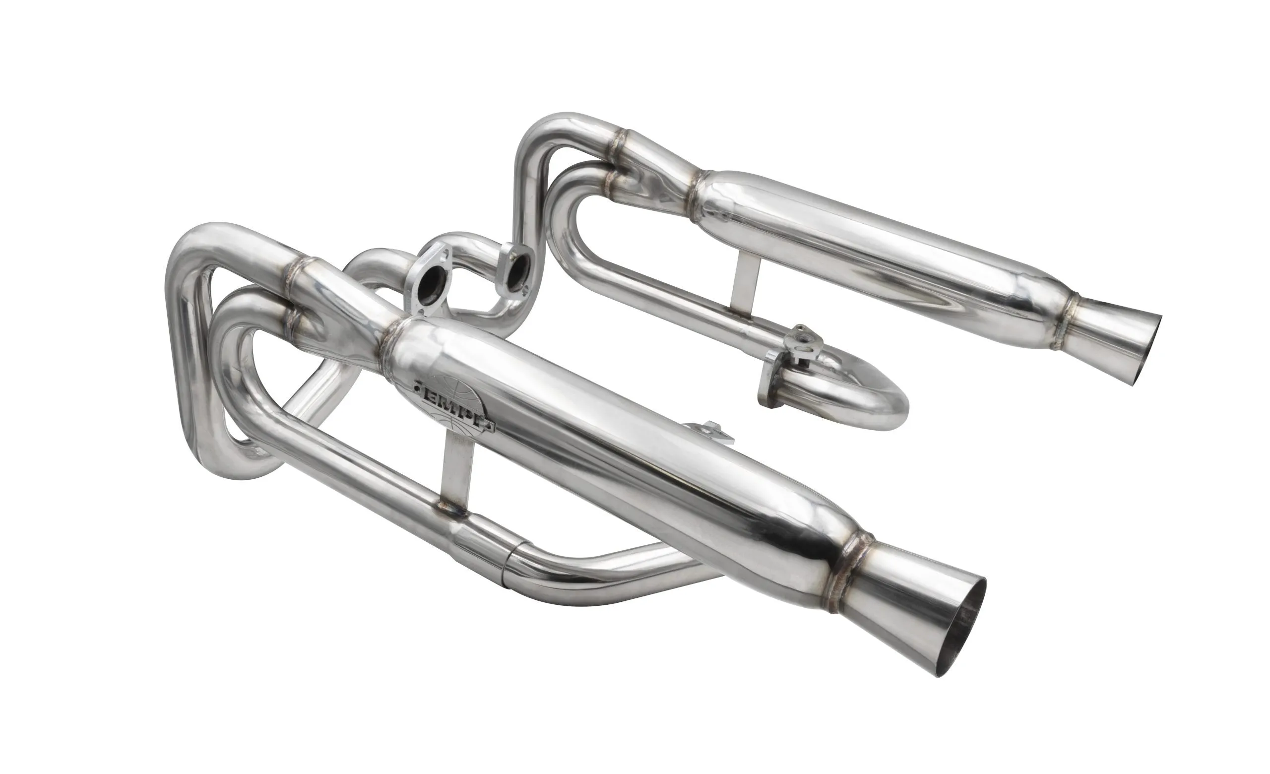 Empi 1-3/8 Inch Stainless Dual Buggy Exhaust without Heater Box - 00-3372-0