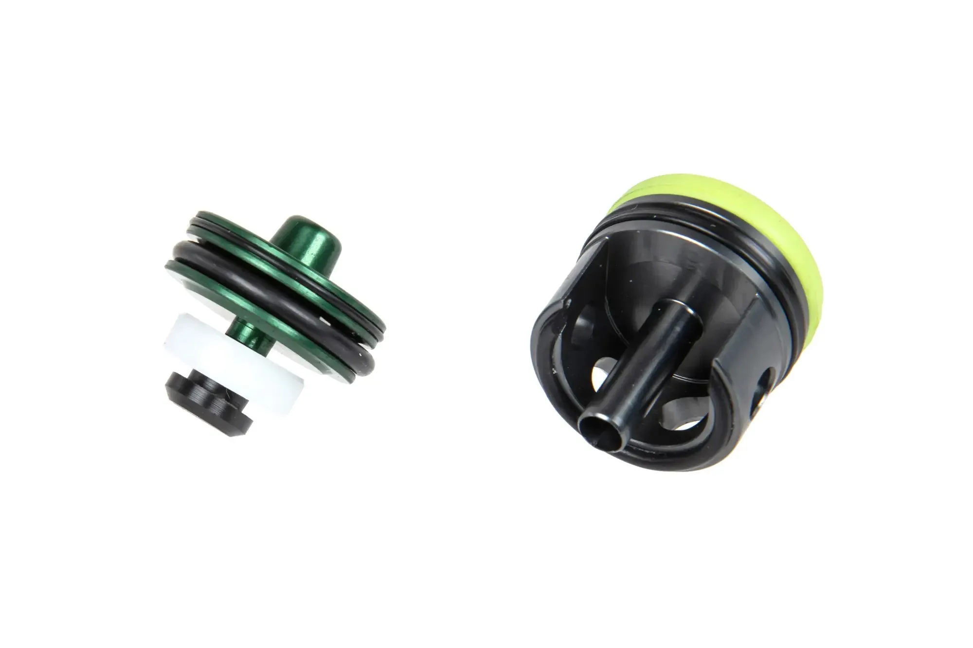 ERGAL CNC DMR High Stop Air-Brake piston and cylinder head kit (green PAD)