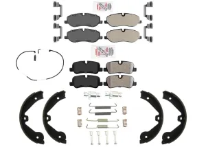 Front   Rear Disc Brake Pads Parking For Land Rover Ranger Rover 06-09 4.4 HSE