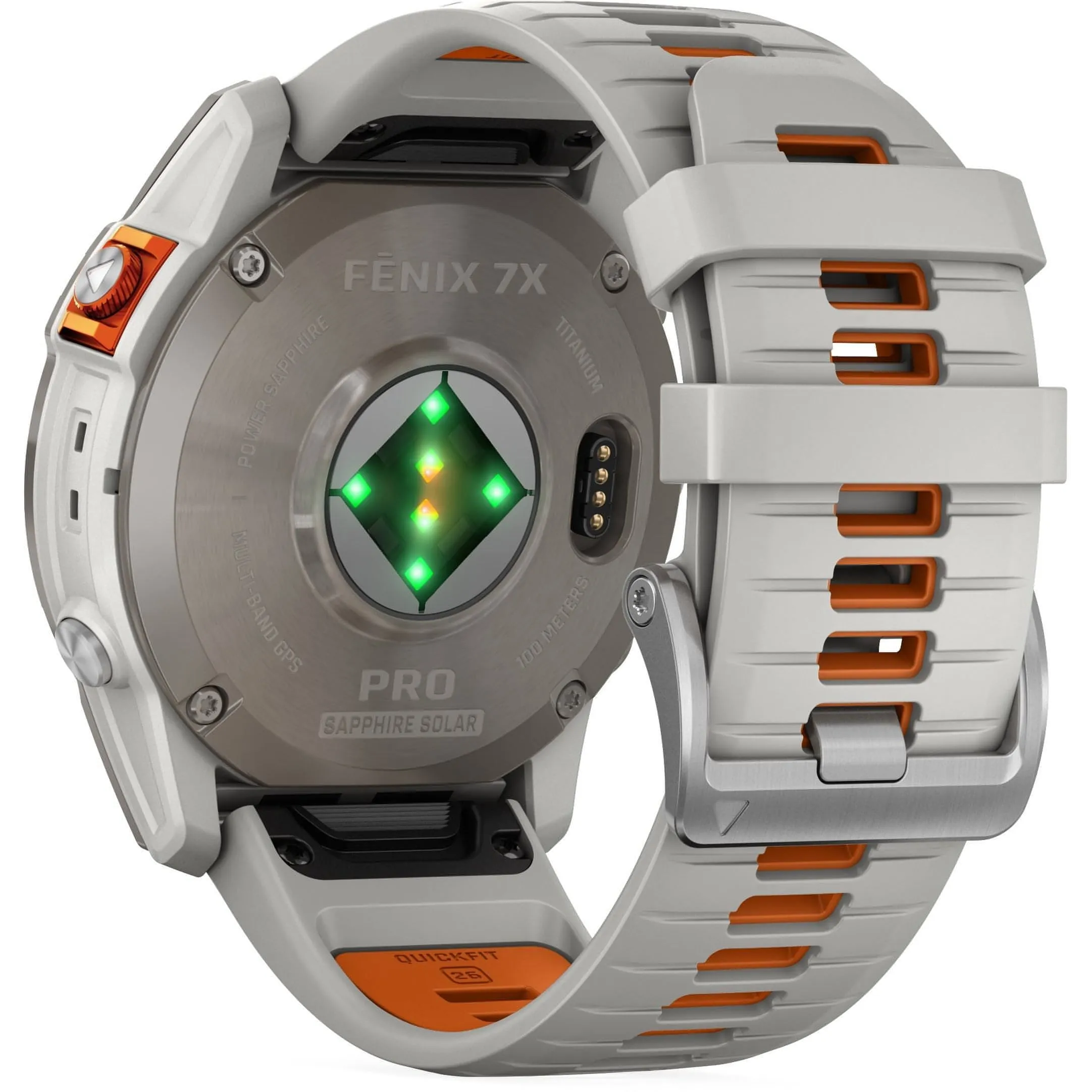 Garmin Fenix 7X Pro Sapphire Solar HRM With GPS Multisport Watch - Grey