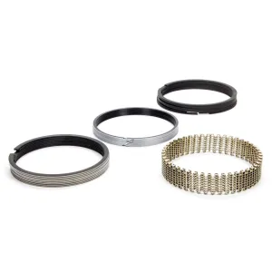 Hastings "Tough Guy" Racing File-Fit Piston Ring Set - Bore Size: 4.030" Top Ring: 1/16", Second Ring: 1/16", Oil Ring: 3/16" - Oil Ring Tension: Standard