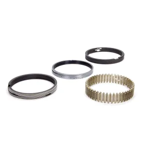 Hastings "Tough Guy" Racing File-Fit Piston Ring Set - Bore Size: 4.085" Top Ring: 1/16", Second Ring: 1/16", Oil Ring: 3/16" - Oil Ring Tension: Standard