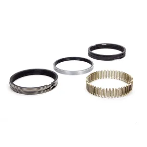 Hastings "Tough Guy" Racing File-Fit Piston Ring Set - Bore Size: 4.125" Top Ring: 5/64", Second Ring: 5/64", Oil Ring: 3/16" - Oil Ring Tension: Standard