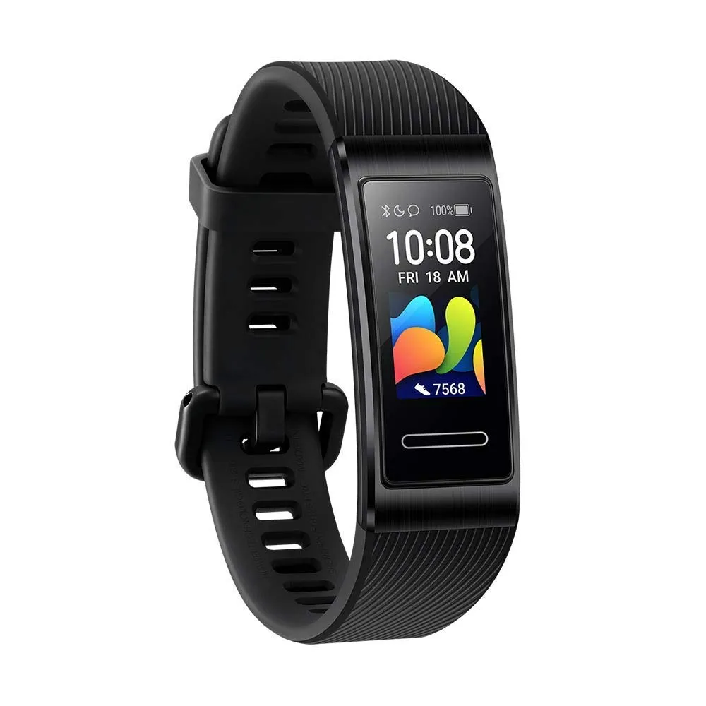 HUAWEI Band 4 Pro - Smart Band Fitness Tracker with 0.95 Inch AMOLED Touchscreen, 24/7 Heart Rate Monitor, Indoor Outdoor Pro Tracking, Sleep Monitor, Built-in GPS, 5ATM Waterproof - Graphite Black