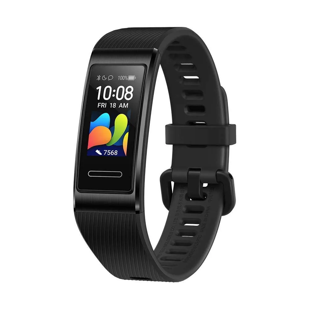 HUAWEI Band 4 Pro - Smart Band Fitness Tracker with 0.95 Inch AMOLED Touchscreen, 24/7 Heart Rate Monitor, Indoor Outdoor Pro Tracking, Sleep Monitor, Built-in GPS, 5ATM Waterproof - Graphite Black