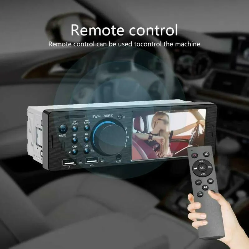 In-Dash MP5 Bluetooth Stereo Receiver