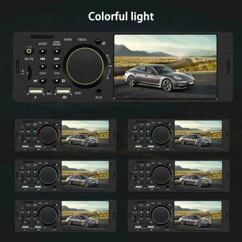 In-Dash MP5 Bluetooth Stereo Receiver