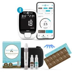 Keto-Mojo GK  Blood Glucose & Ketone Basic Meter Kit - Official Company Listing