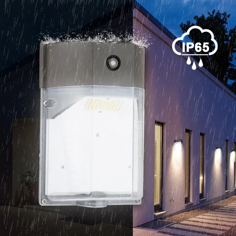 Konlite LED Wall Pack - 25W - 3,025 Lumens - 3000K - 120-277V - 70W Equal