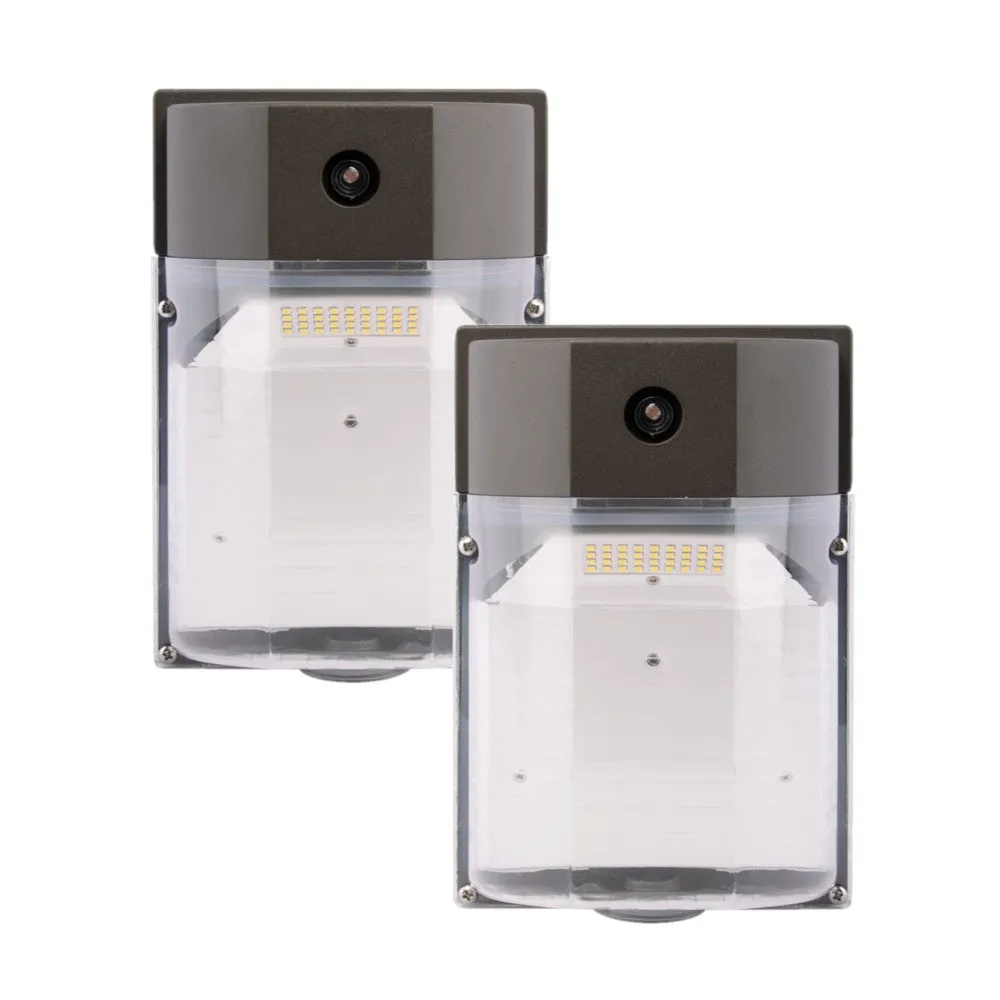 Konlite LED Wall Pack - 25W - 3,025 Lumens - 3000K - 120-277V - 70W Equal