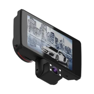 modern Dash Cam 1080P HD DVR Car Driving Recorder 4 Inch IPS Screen Dashboard Camera 170Â° Wide Angle,Loop Recording, Channel Front and Inside Dash Cam