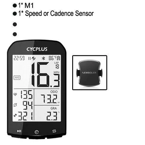 NEW GPS Bicycle Computer Bike Speedometer M1 Cycling ANT  Cadence Sensor Heart Rate Monitor For Garmin Bryton IGPSPORT Wahoo