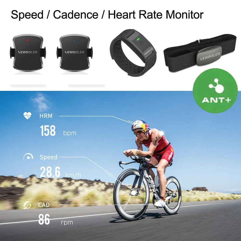 NEW GPS Bicycle Computer Bike Speedometer M1 Cycling ANT  Cadence Sensor Heart Rate Monitor For Garmin Bryton IGPSPORT Wahoo