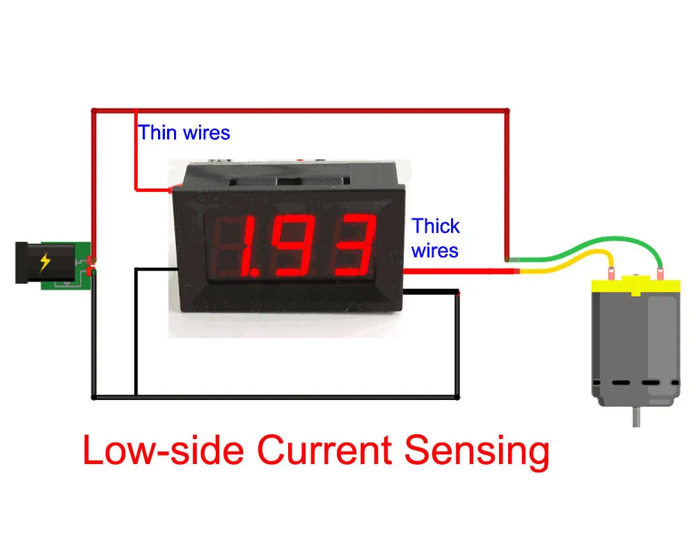 Panel Current Meter - 0 to 9.99A