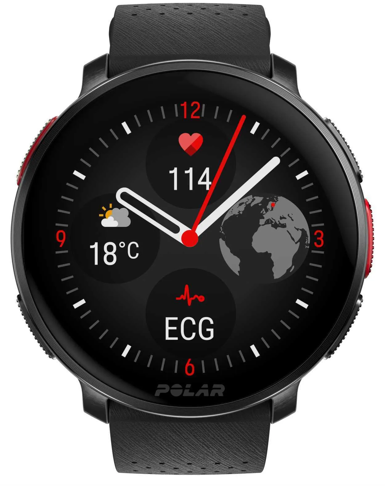 Polar Vantage V3 GPS HRM Multisport Watch - Black