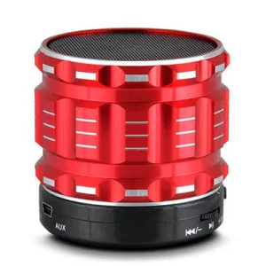 Portable Mini Bluetooth Speakers Metal Steel Wireless Smart Hands Free Speaker With FM Radio Support SD Card For iPhone