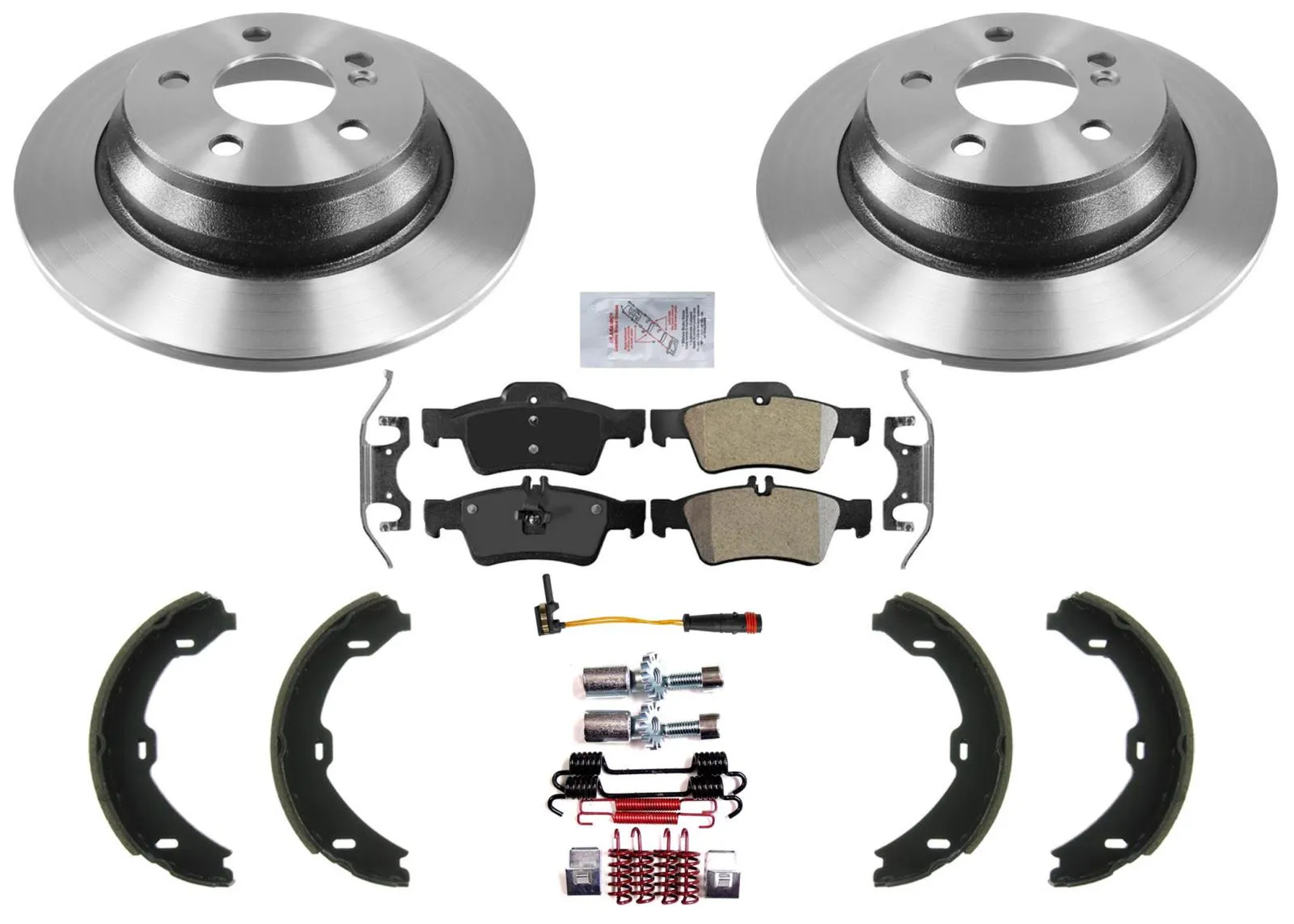 Rear Wheel Drive REAR Disc Brake Rotors Pads for Mercedes Benz S430 S500 04-06