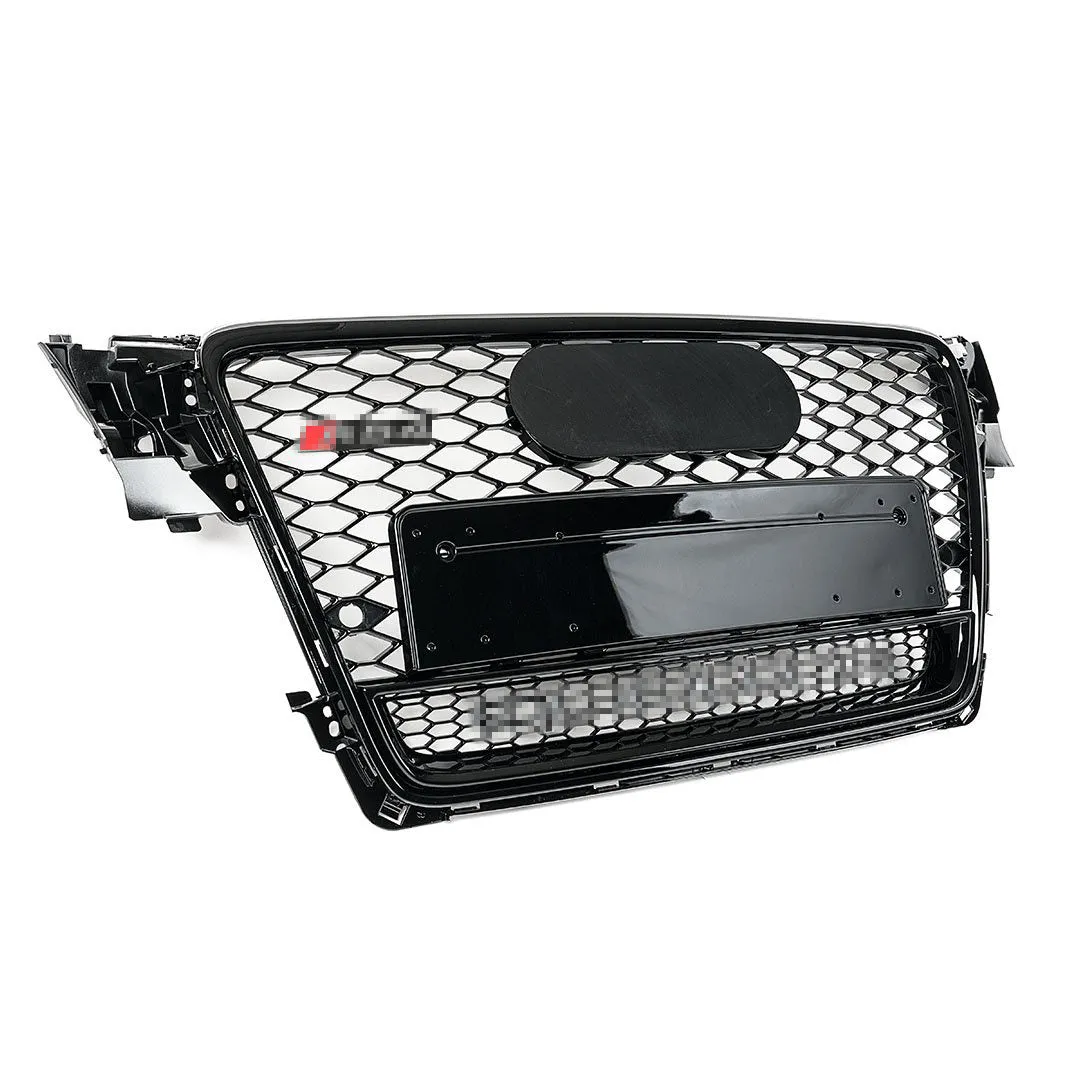 RS Style Grille for B8 A4/S4 (Pre-Facelift) - Black w/ Black Surround & Silver Quattro