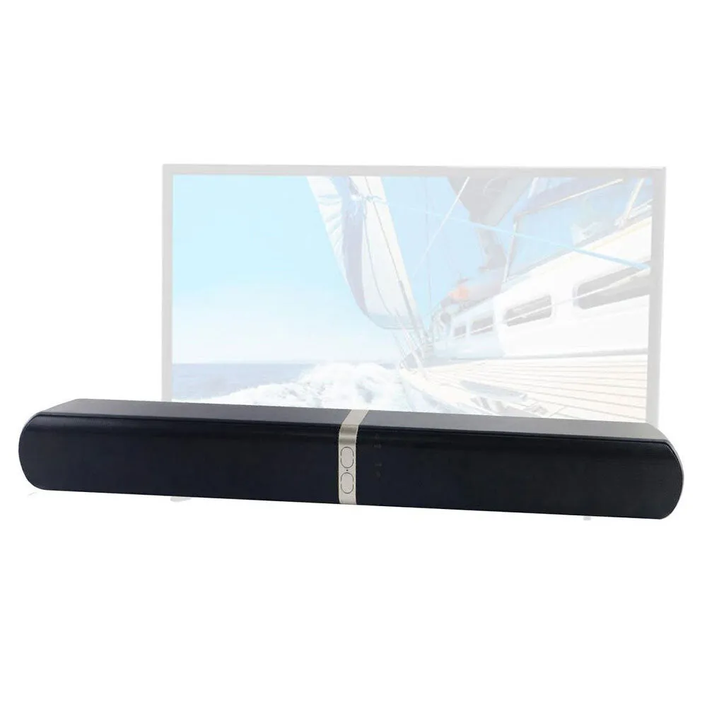 Sansai Soundbar Bluetooth 4.0 Wireless Speaker with FM Radio (Silver)