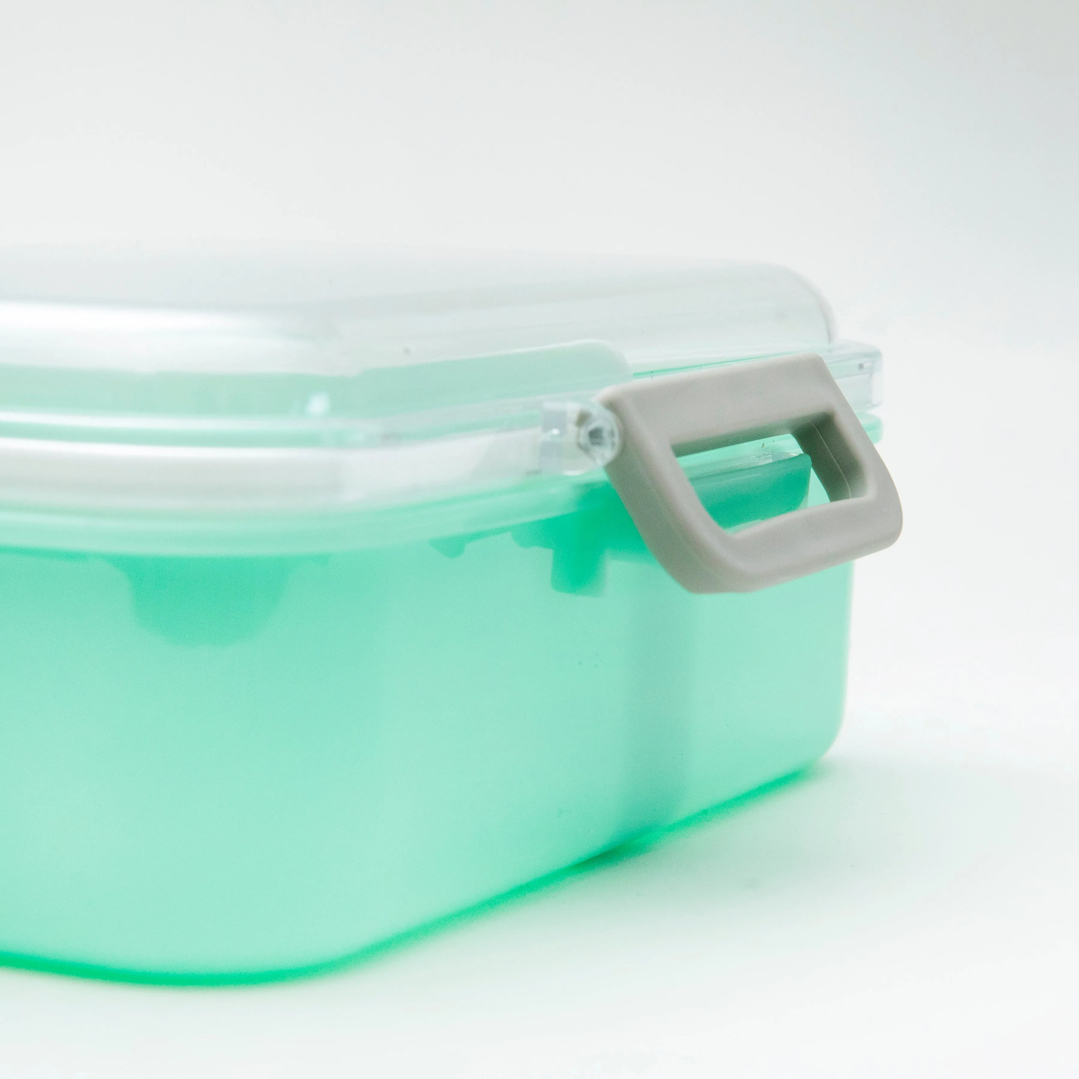 Silicone Lunchbox with Latch & Divider