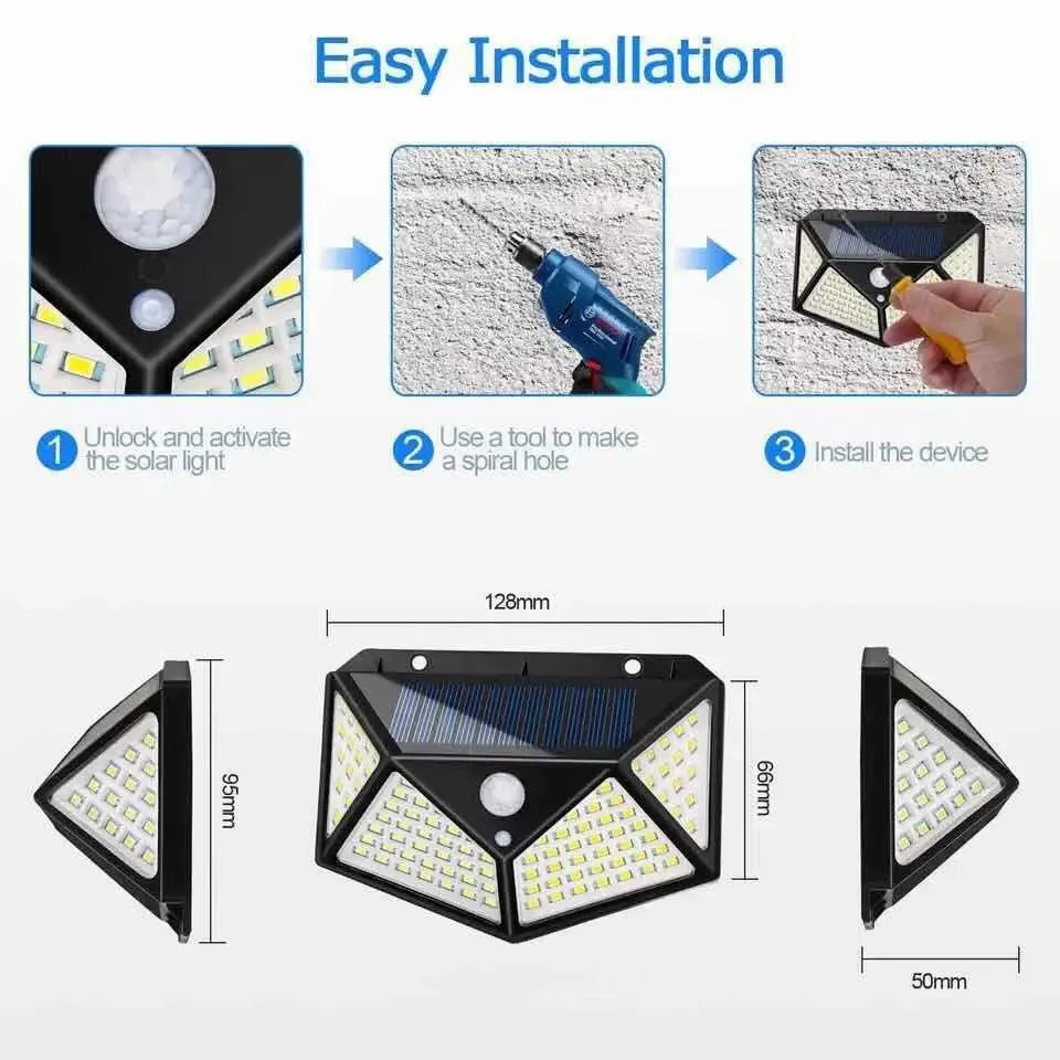 Solar-Powered LED Outdoor Wall Lights: Enhanced Security & Ambiance